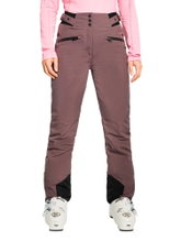 Ziener Winter Ski Trousers Tilla-Z (waterproof, windproof, snow gaiters, slim) long 2025 violet ladies